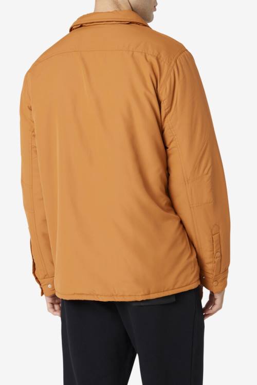 Fila Nile Shacket Miesten Takki Keltainen | Fila061UD