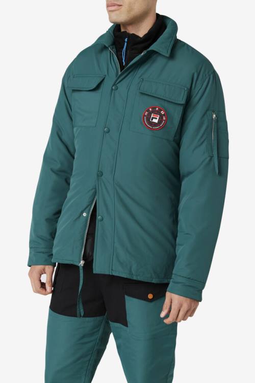 Fila Nile Shacket Miesten Takki Valkoinen | Fila865SQ