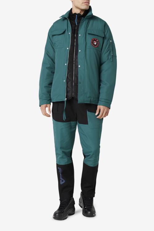 Fila Nile Shacket Miesten Takki Valkoinen | Fila865SQ
