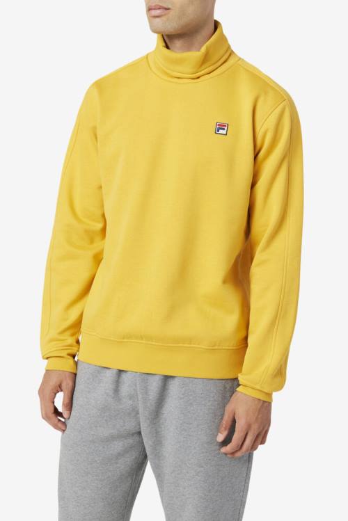 Fila Noah Fleece Turtleneck Miesten Puserot Kultaiset | Fila328WV