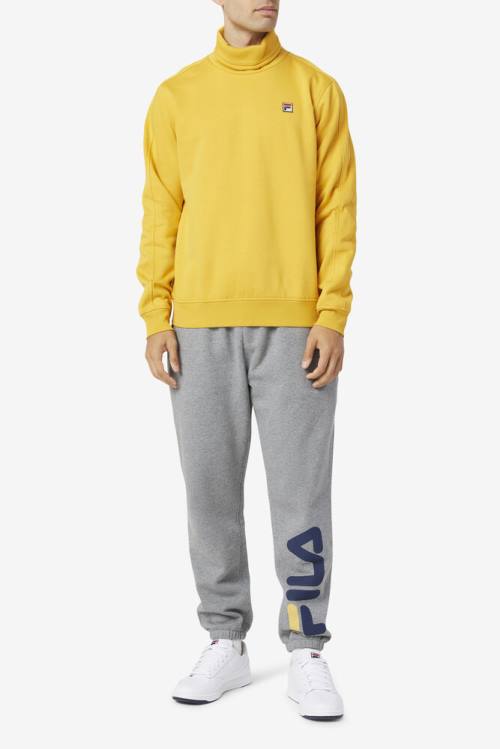 Fila Noah Fleece Turtleneck Miesten Puserot Kultaiset | Fila328WV