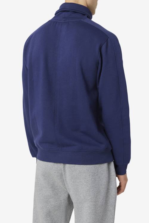 Fila Noah Fleece Turtleneck Miesten Puserot Laivastonsininen | Fila589TI
