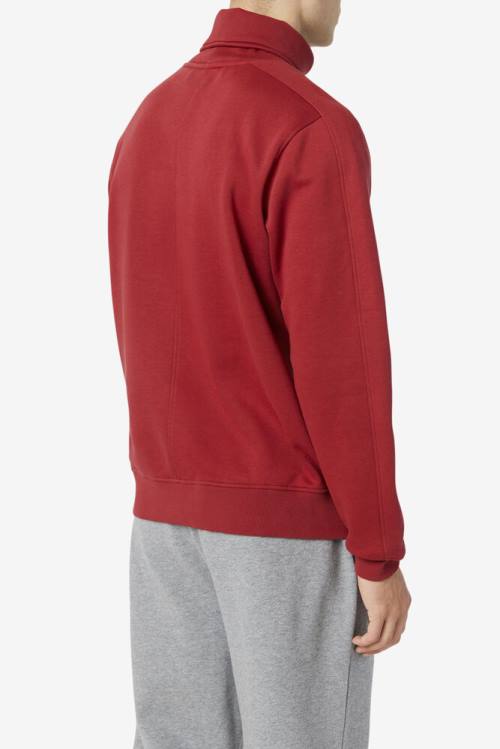 Fila Noah Fleece Turtleneck Miesten Puserot Punainen | Fila593PB