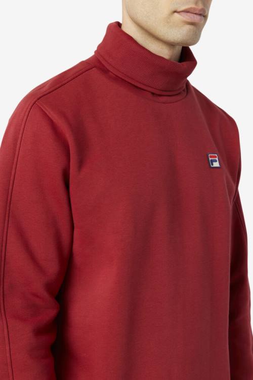 Fila Noah Fleece Turtleneck Miesten Puserot Punainen | Fila593PB
