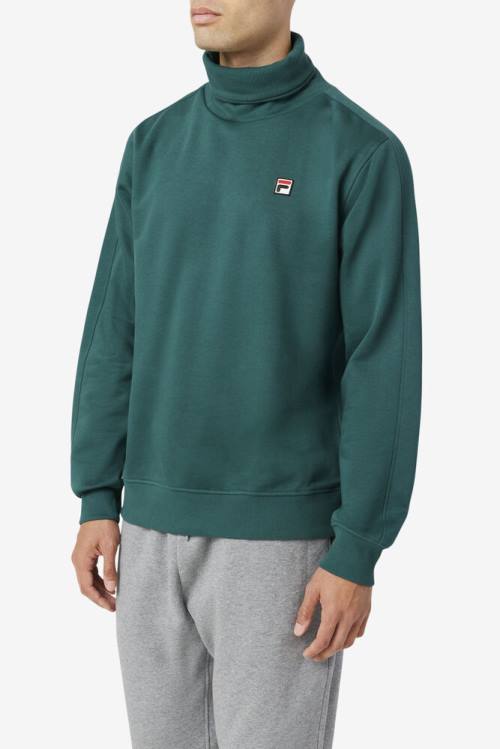 Fila Noah Fleece Turtleneck Miesten Puserot Oliivinvihreä | Fila642ZC