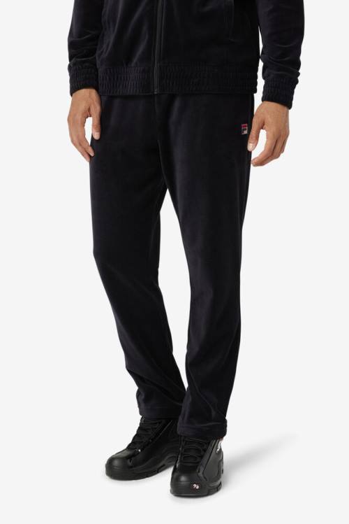 Fila O-fit Velour Miesten Housut Mustat | Fila402NY