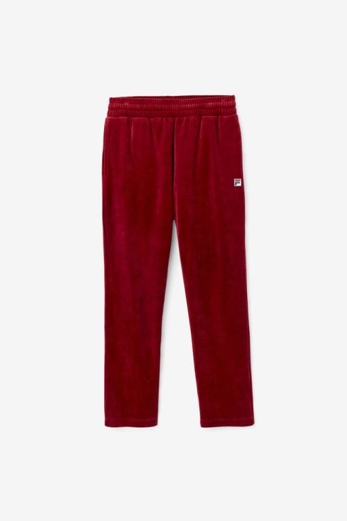 Fila O-fit Velour Miesten Housut Punainen | Fila749ZG