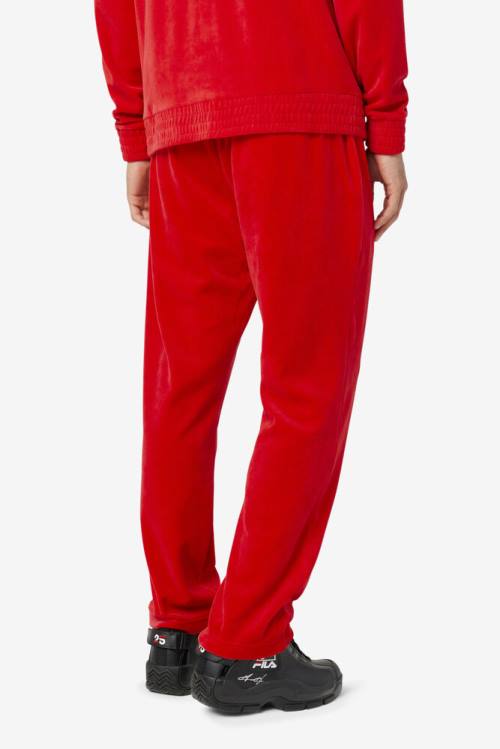 Fila O-fit Velour Miesten Housut Punainen | Fila835NA