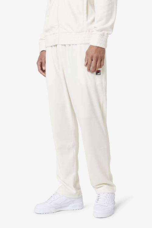 Fila O-fit Velour Miesten Housut Valkoinen | Fila627JM