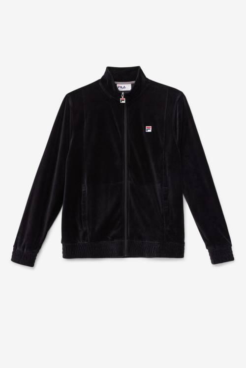 Fila O-fit Velour Miesten Takki Mustat | Fila752HL