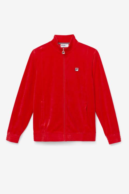 Fila O-fit Velour Miesten Takki Punainen | Fila680UF
