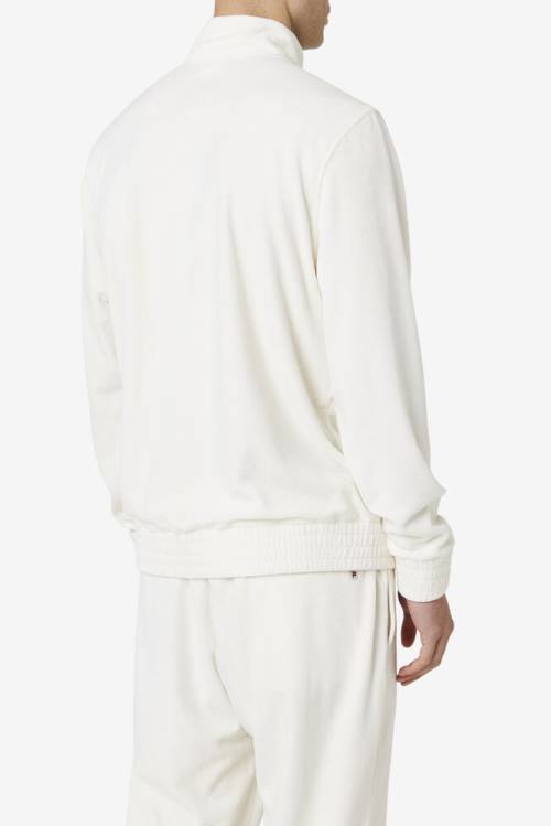 Fila O-fit Velour Miesten Takki Valkoinen | Fila309AN