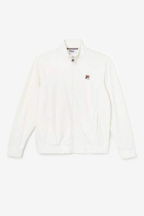 Fila O-fit Velour Miesten Takki Valkoinen | Fila309AN