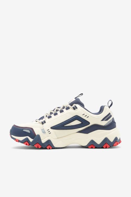 Fila Oakmont TR Miesten Tennarit Valkoinen Laivastonsininen Punainen | Fila638VR