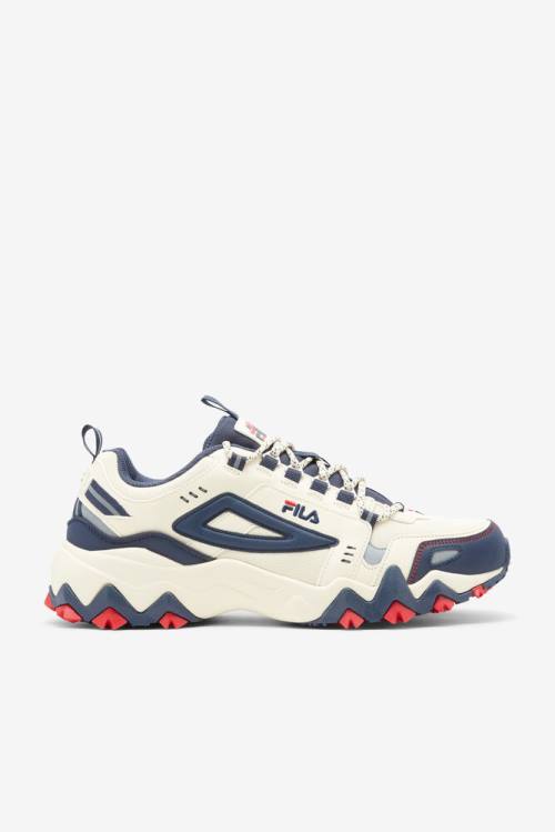 Fila Oakmont TR Miesten Tennarit Valkoinen Laivastonsininen Punainen | Fila638VR