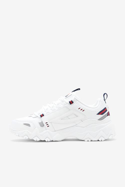 Fila Oakmont TR Miesten Tennarit Valkoinen Laivastonsininen Punainen | Fila912TD