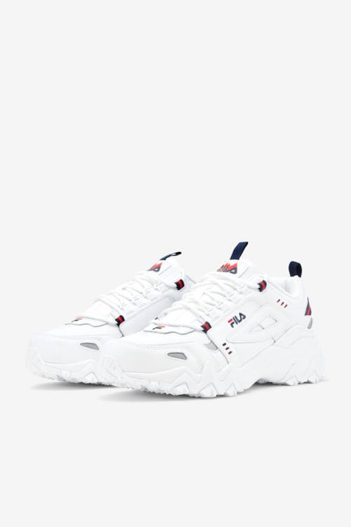 Fila Oakmont TR Miesten Tennarit Valkoinen Laivastonsininen Punainen | Fila912TD