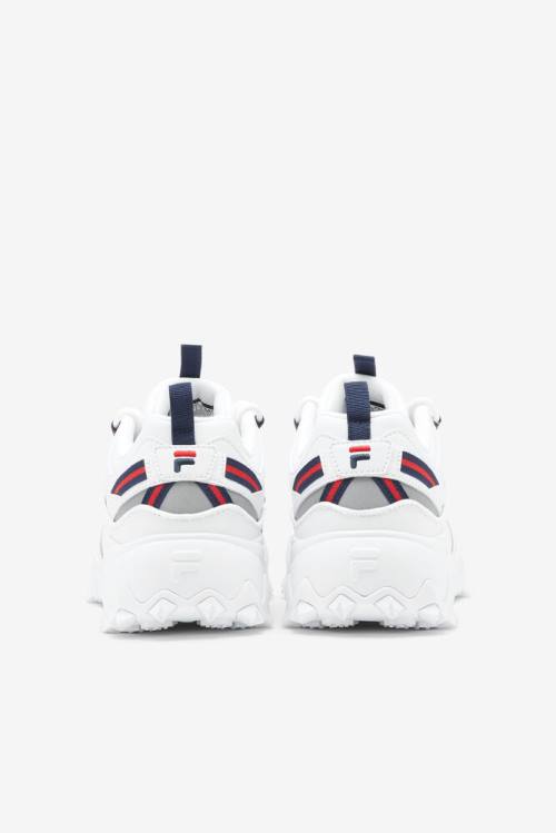 Fila Oakmont TR Miesten Tennarit Valkoinen Laivastonsininen Punainen | Fila912TD
