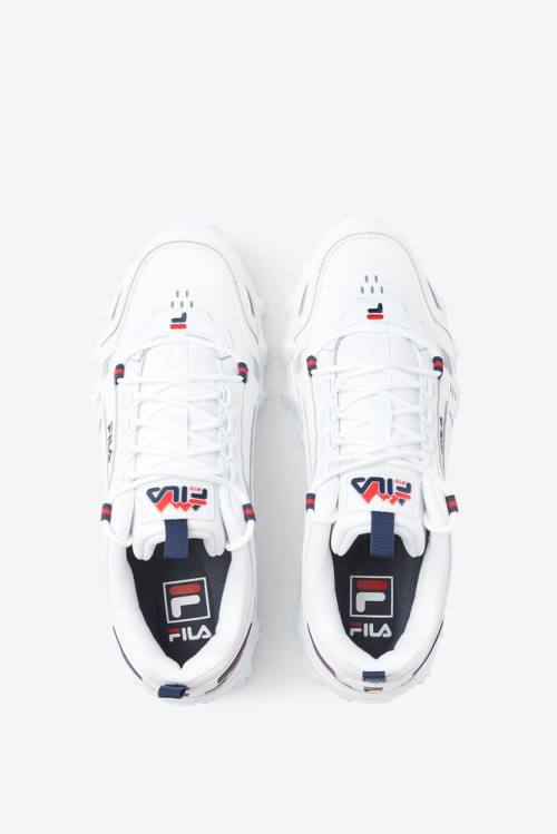 Fila Oakmont TR Miesten Tennarit Valkoinen Laivastonsininen Punainen | Fila912TD
