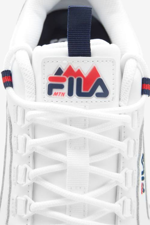 Fila Oakmont TR Miesten Tennarit Valkoinen Laivastonsininen Punainen | Fila912TD