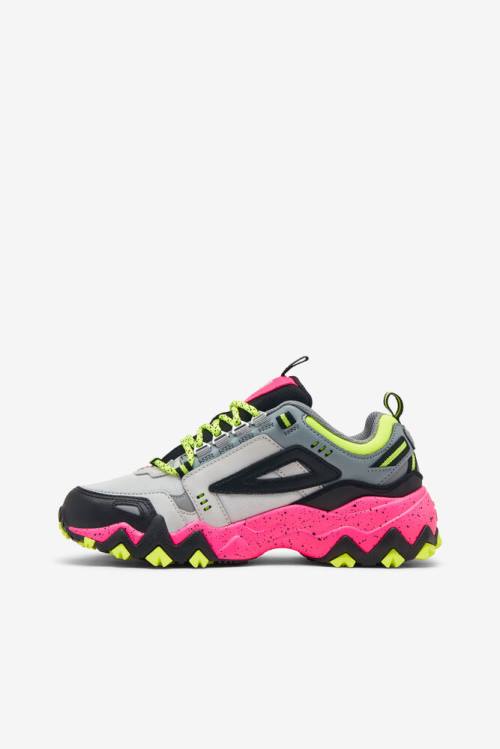 Fila Oakmont TR Naisten Tennarit Harmaat Mustat Pinkki | Fila567RH