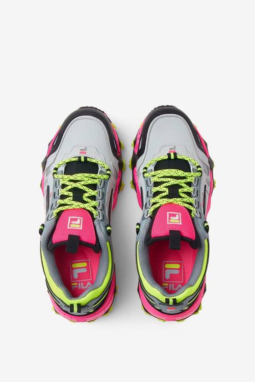 Fila Oakmont TR Naisten Tennarit Harmaat Mustat Pinkki | Fila567RH
