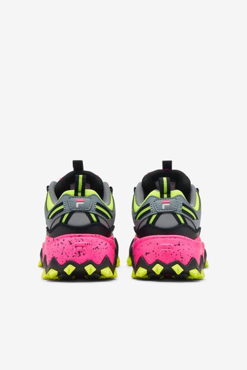Fila Oakmont TR Naisten Tennarit Harmaat Mustat Pinkki | Fila567RH