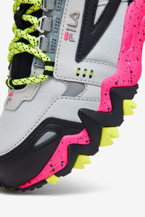 Fila Oakmont TR Naisten Tennarit Harmaat Mustat Pinkki | Fila567RH