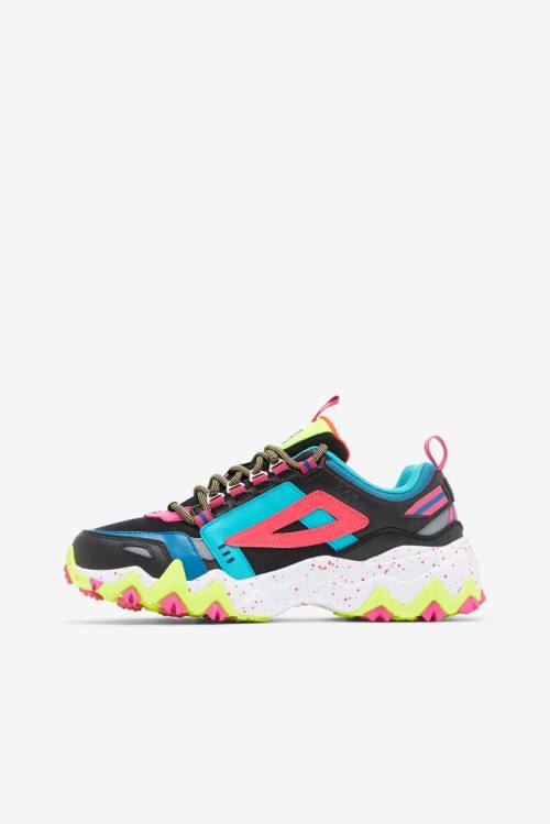 Fila Oakmont TR Naisten Tennarit Mustat Pinkki Keltainen | Fila572UQ