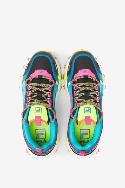 Fila Oakmont TR Naisten Tennarit Mustat Pinkki Keltainen | Fila572UQ
