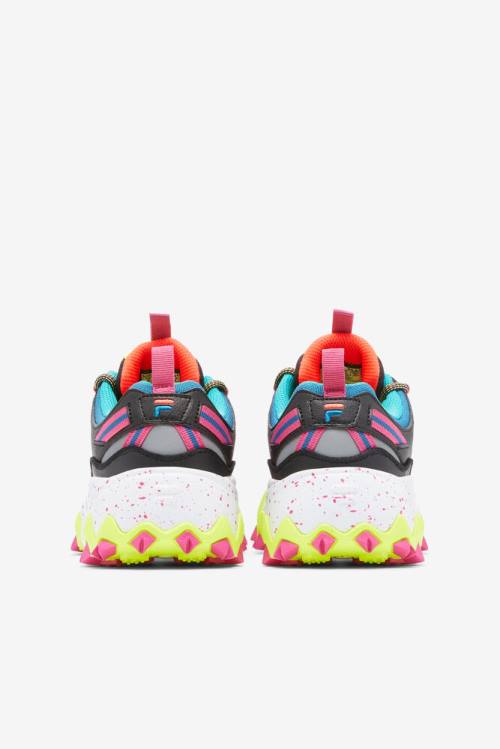 Fila Oakmont TR Naisten Tennarit Mustat Pinkki Keltainen | Fila572UQ