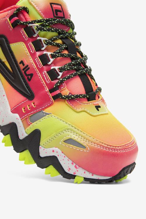 Fila Oakmont TR Naisten Tennarit Pinkki Keltainen Mustat | Fila547HO