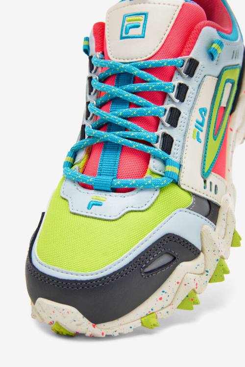 Fila Oakmont TR Naisten Tennarit Pinkki Hopea Vaaleanvihreä | Fila743YR
