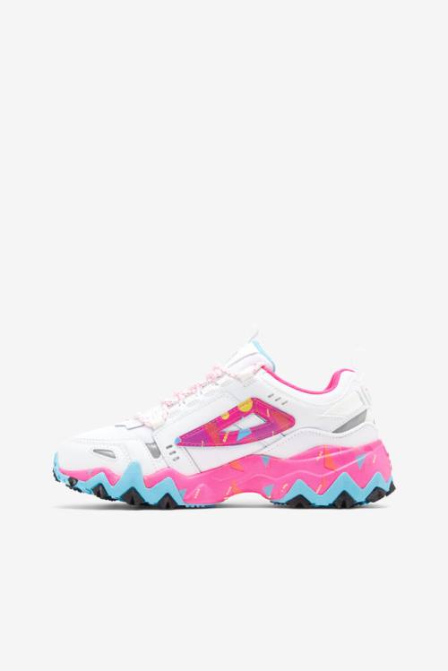 Fila Oakmont TR Naisten Tennarit Valkoinen Pinkki | Fila726XB
