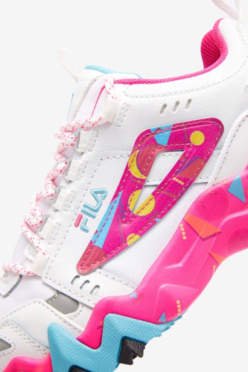 Fila Oakmont TR Naisten Tennarit Valkoinen Pinkki | Fila726XB