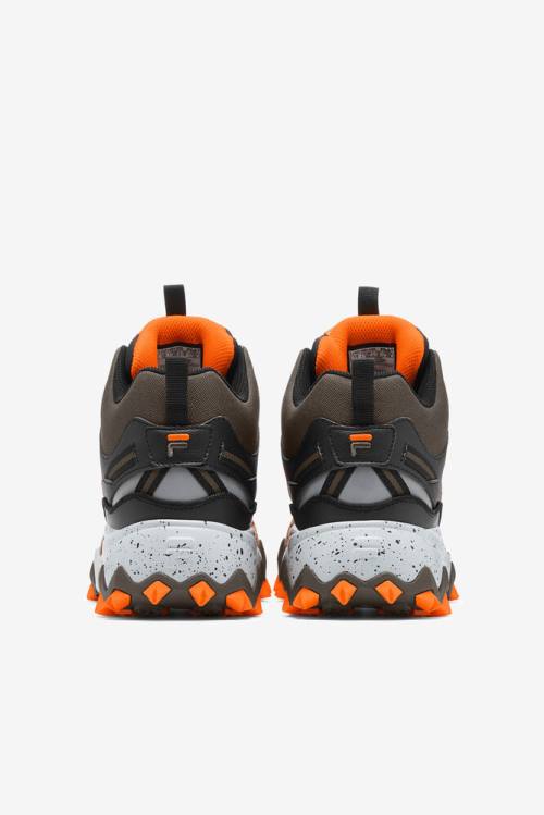 Fila Oakmont Tr Mid Miesten Saappaat Mustat Ruskea Oranssi | Fila210SY