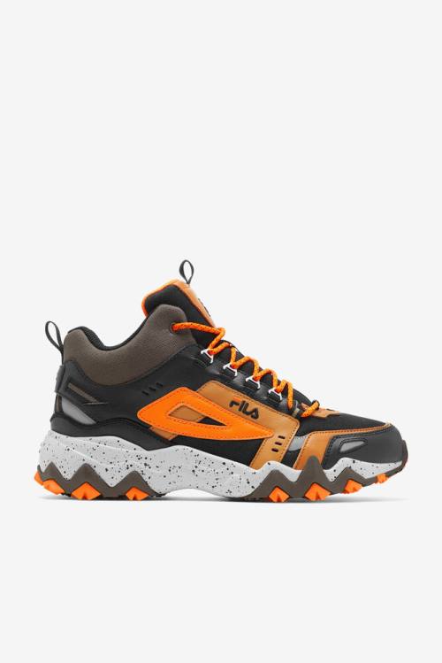Fila Oakmont Tr Mid Miesten Saappaat Mustat Ruskea Oranssi | Fila210SY