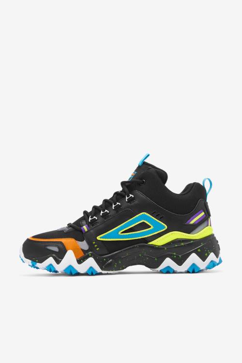 Fila Oakmont Tr Mid Miesten Saappaat Mustat Keltainen Oranssi | Fila295LQ