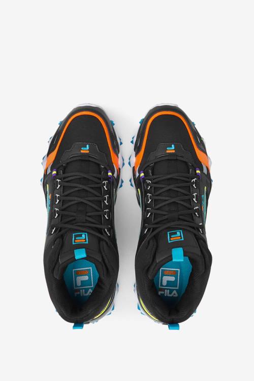 Fila Oakmont Tr Mid Miesten Saappaat Mustat Keltainen Oranssi | Fila295LQ