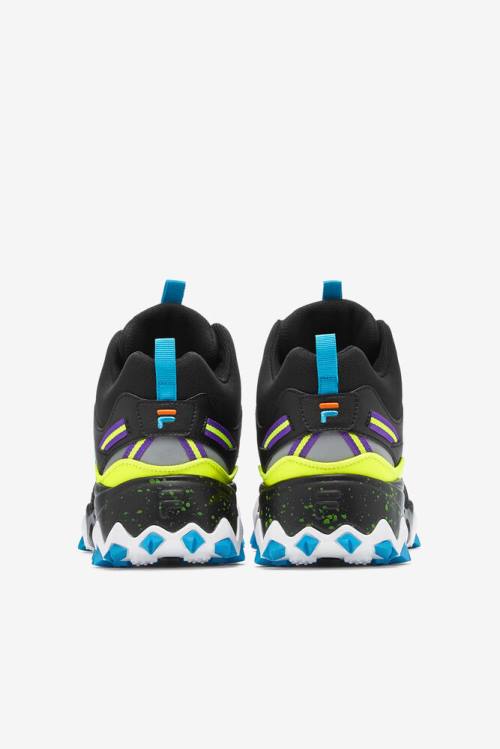 Fila Oakmont Tr Mid Miesten Saappaat Mustat Keltainen Oranssi | Fila295LQ