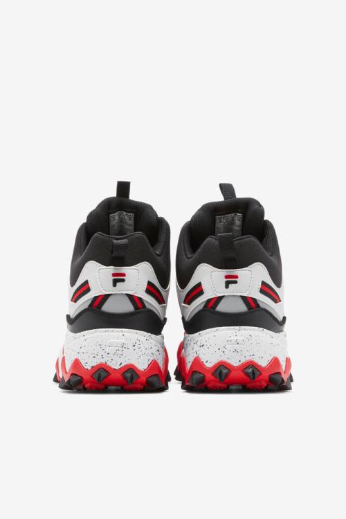 Fila Oakmont Tr Mid Miesten Saappaat Mustat Harmaat Punainen | Fila612UD