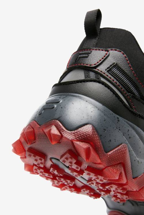 Fila Oakmont Tr Mid Miesten Saappaat Mustat Punainen | Fila763SU