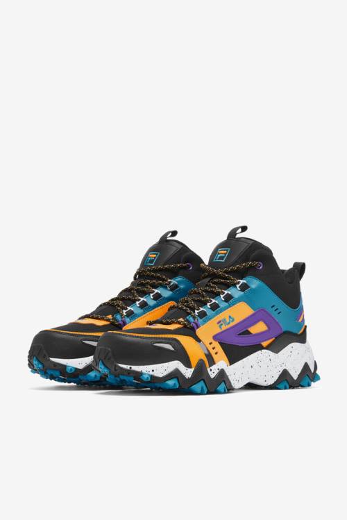Fila Oakmont Tr Mid Miesten Saappaat Mustat Kultaiset Sininen | Fila936OU