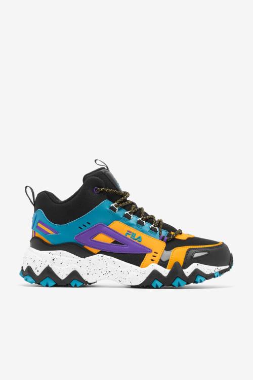 Fila Oakmont Tr Mid Miesten Saappaat Mustat Kultaiset Sininen | Fila936OU