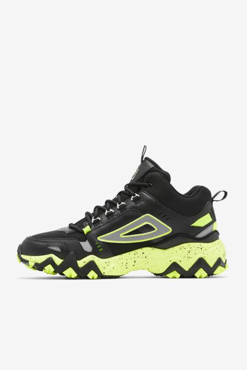 Fila Oakmont Tr Mid Miesten Saappaat Mustat Keltainen | Fila962HI