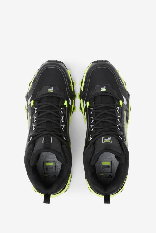 Fila Oakmont Tr Mid Miesten Saappaat Mustat Keltainen | Fila962HI