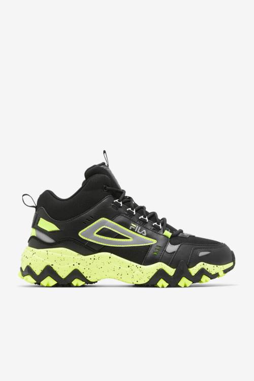 Fila Oakmont Tr Mid Miesten Saappaat Mustat Keltainen | Fila962HI