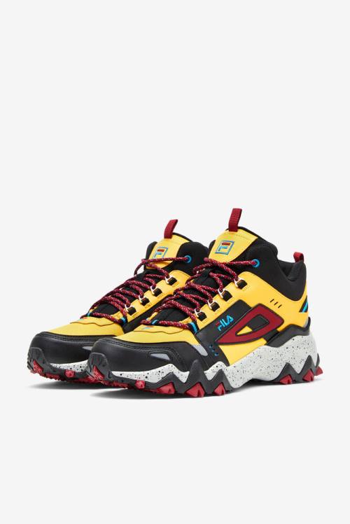 Fila Oakmont Tr Mid Miesten Saappaat Sitruuna Mustat Punainen | Fila678IQ