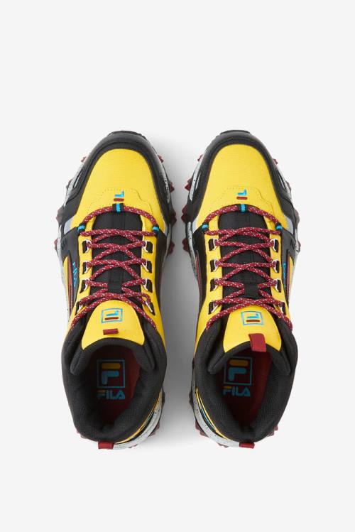 Fila Oakmont Tr Mid Miesten Saappaat Sitruuna Mustat Punainen | Fila678IQ