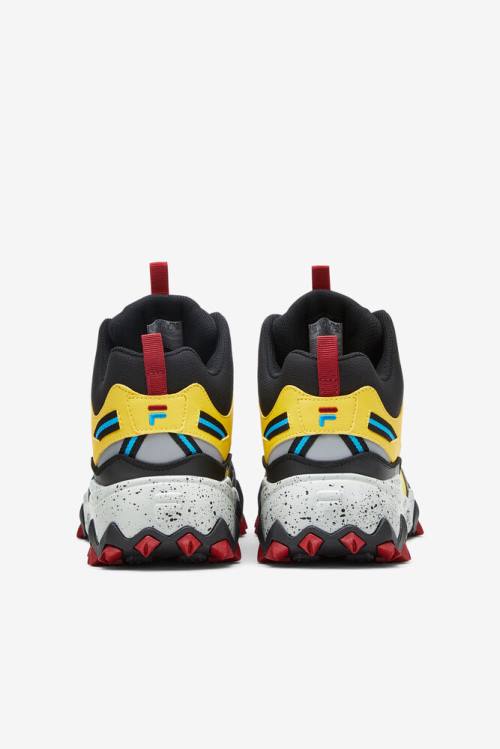 Fila Oakmont Tr Mid Miesten Saappaat Sitruuna Mustat Punainen | Fila678IQ